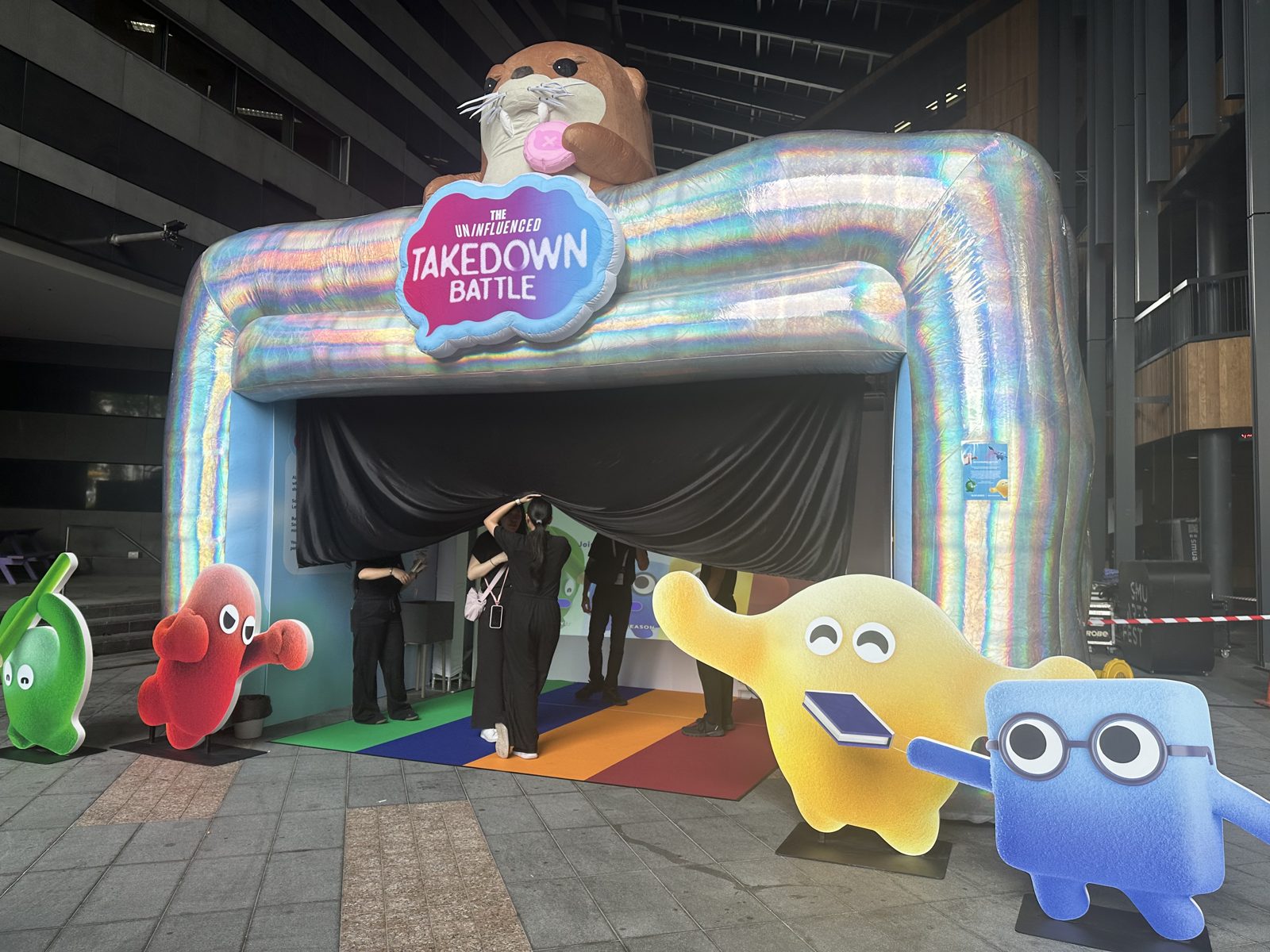 Takedown Battle entrance